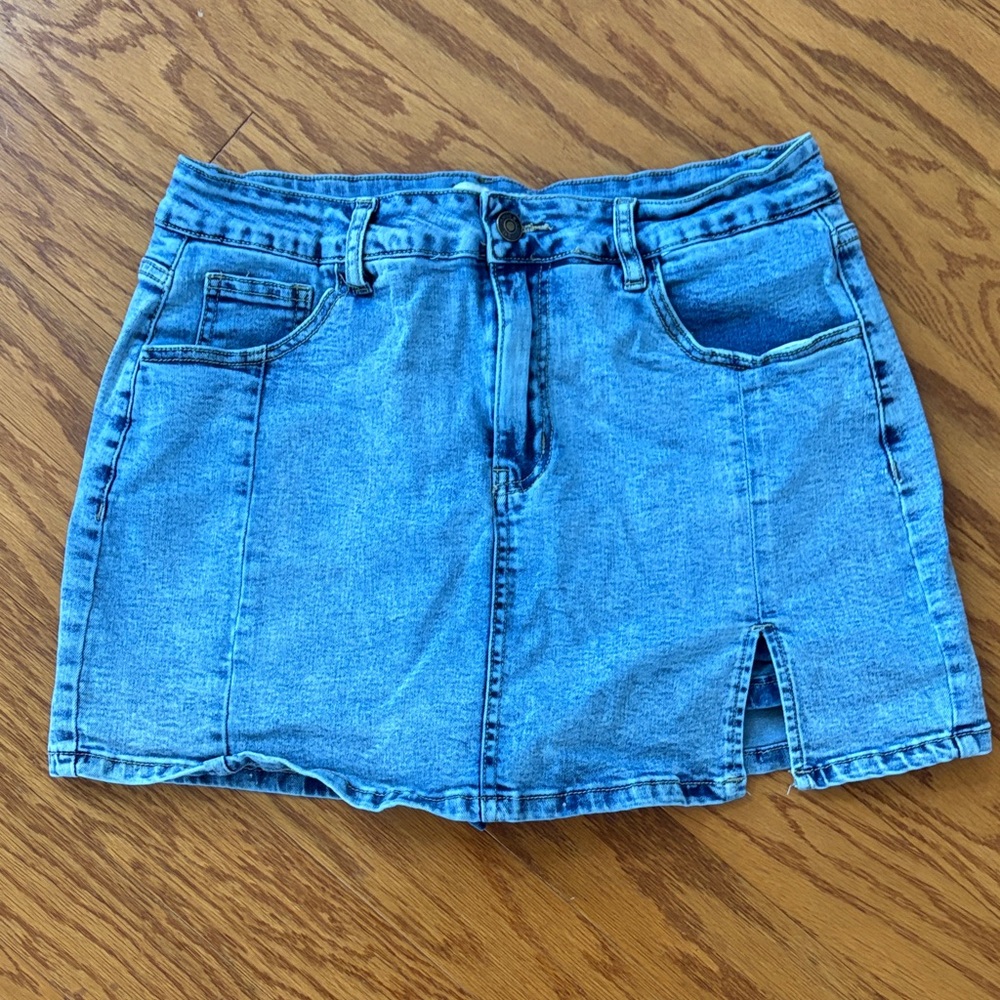 Denim Blue Women's Skort